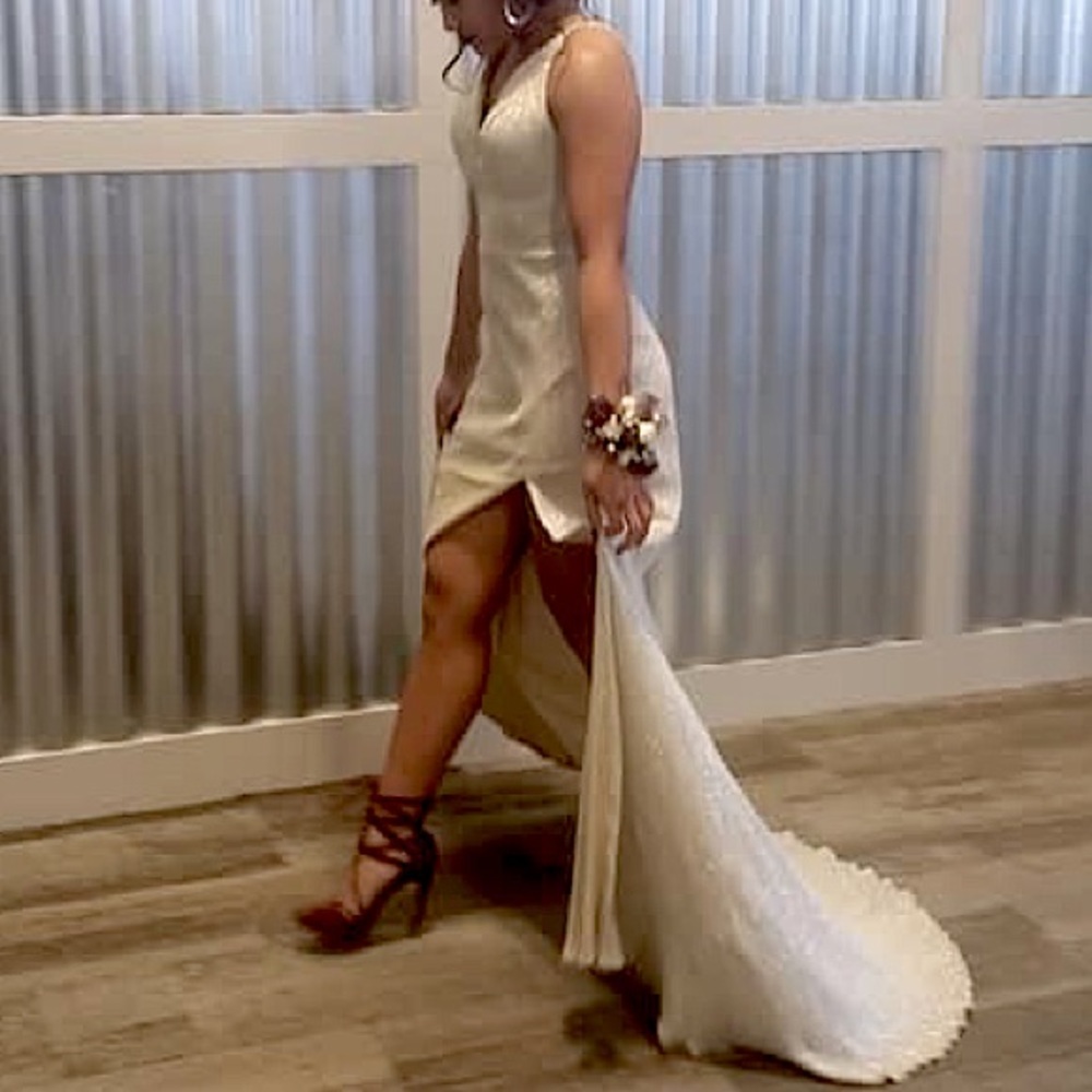 Madison James Champagne fit & flare